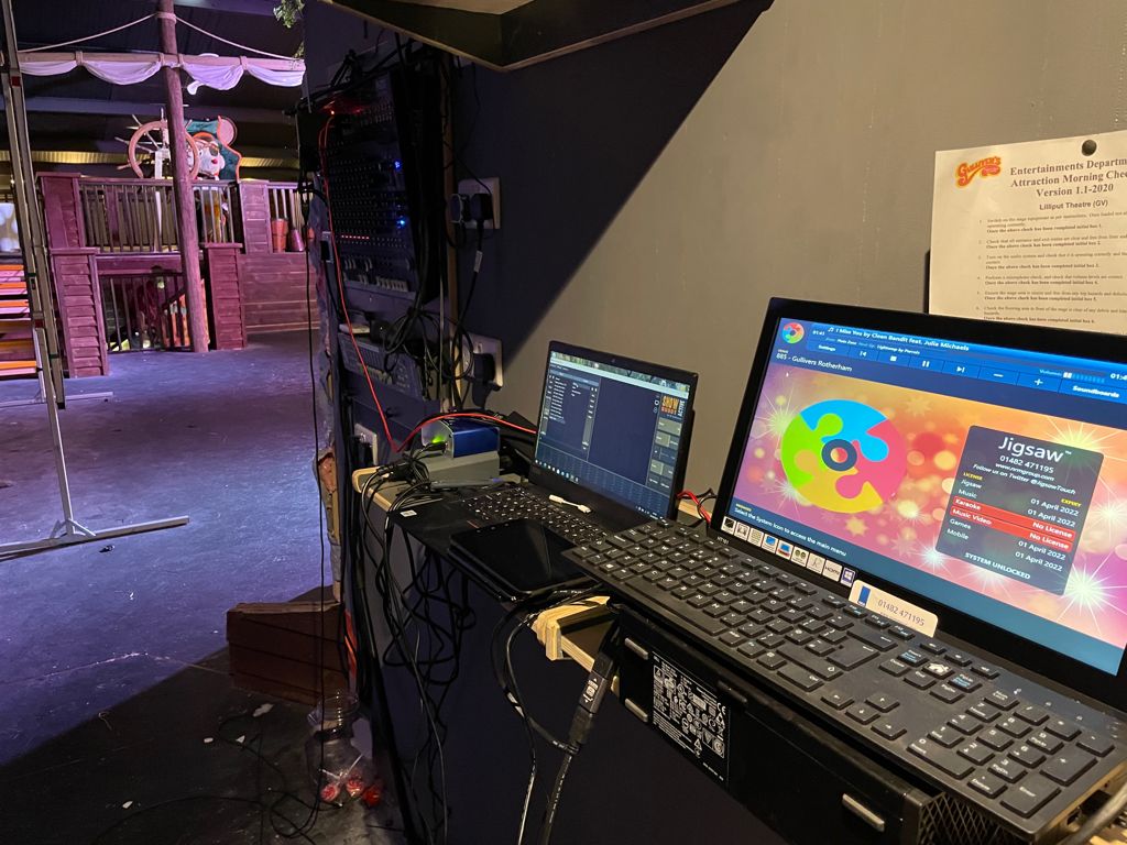 Today we welcome Gulliver's Valley Resort in Rotherham to the Jigsaw family 🥳

The Jigsaw 🧩 System will allow Ross and his team at the Lilliput Theatre 🎭 entertain their guests like pros 👌

Drop us a message ✉️ and book your free demo 🖥️ today.