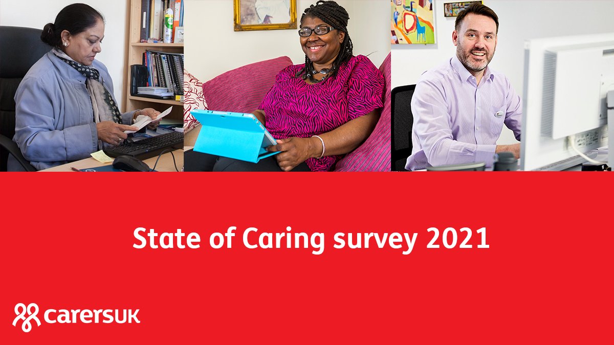 Please take a few minutes and complete the State of Caring survey 2021 from <a href="/CarersUK/">Carers UK</a> surveymonkey.co.uk/r/NK2Z9LM