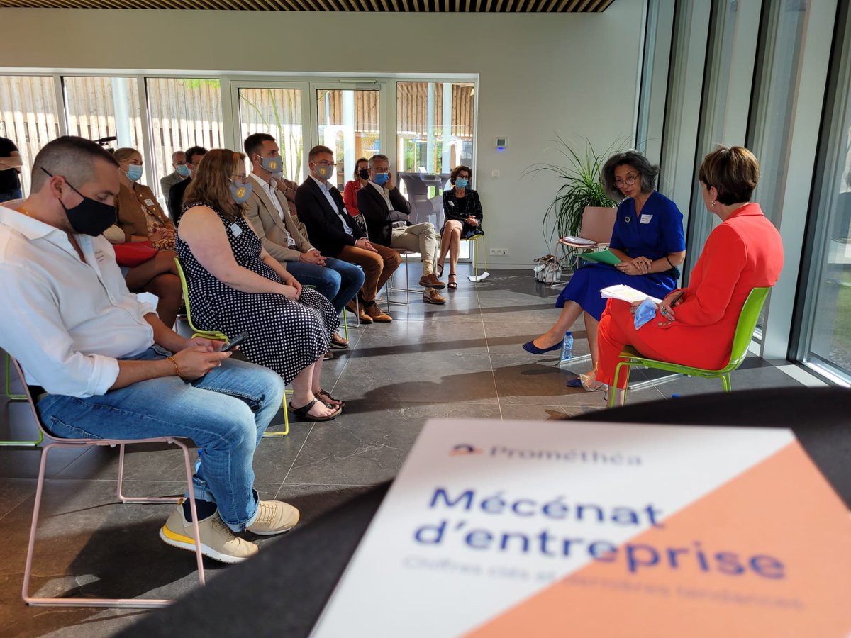 Matinée d'échanges avec <a href="/PrometheaAsbl/">Promethea</a> pour évoquer les opportunités du mécénat pour la valorisation du #patrimoine wallon. 
👉 Le mécénat augmente l’attractivité de l’entreprise en lui permettant d’améliorer son image de marque. Il contribue également au bien-être des employés.