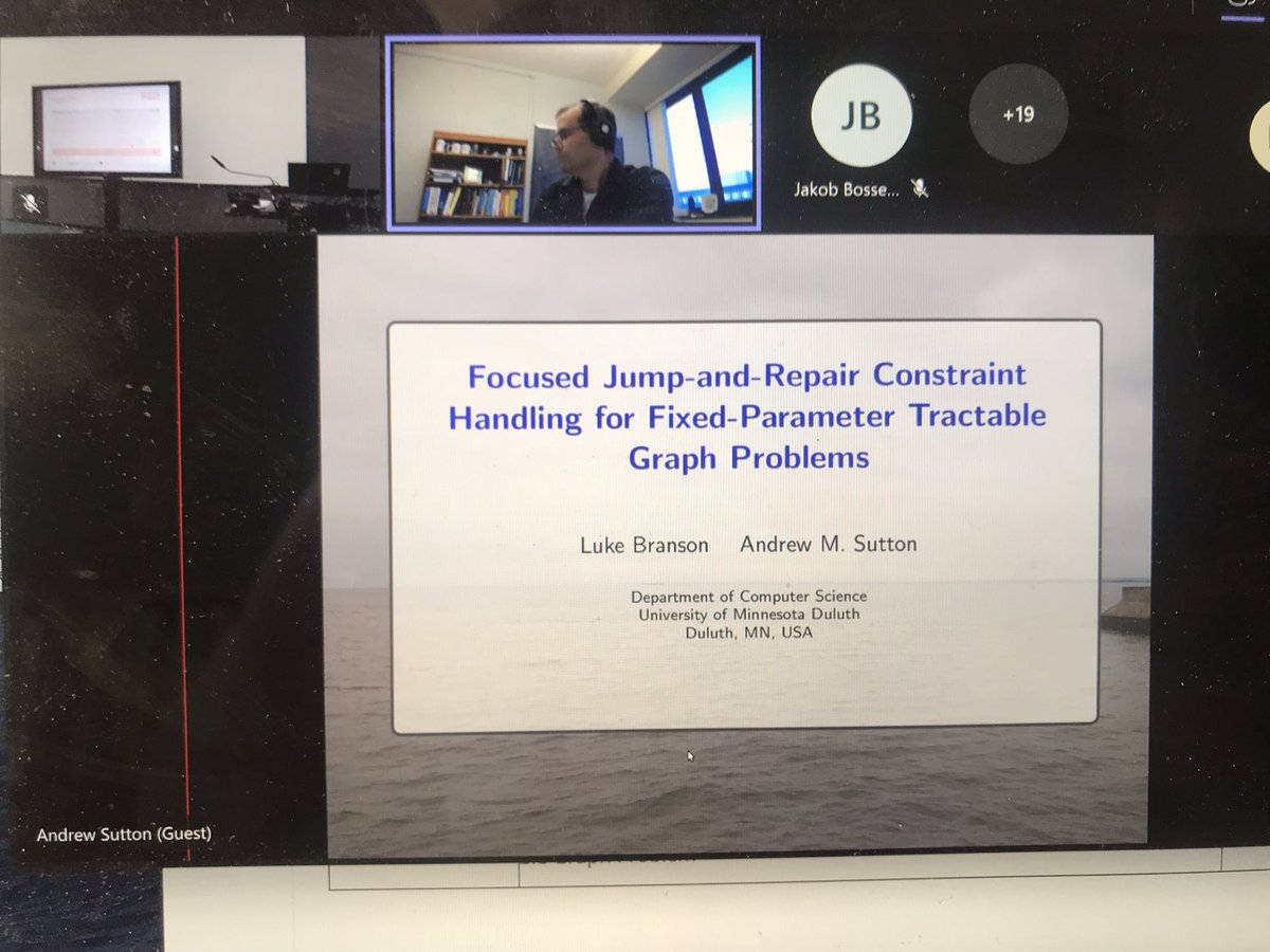 Last talk of today <a href="/foga2021/">FOGA2021</a> is about to start which is also a best paper nominee