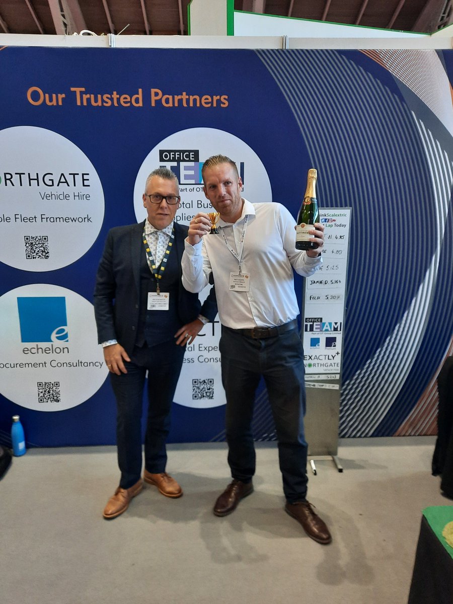 Well done to Matt from Intratone who took first place in our Scalextric challenge with a lap time of 4.965 seconds. Come and see us at Stand D9 if you think you can beat him #CIHHousing2021 #ukhousing