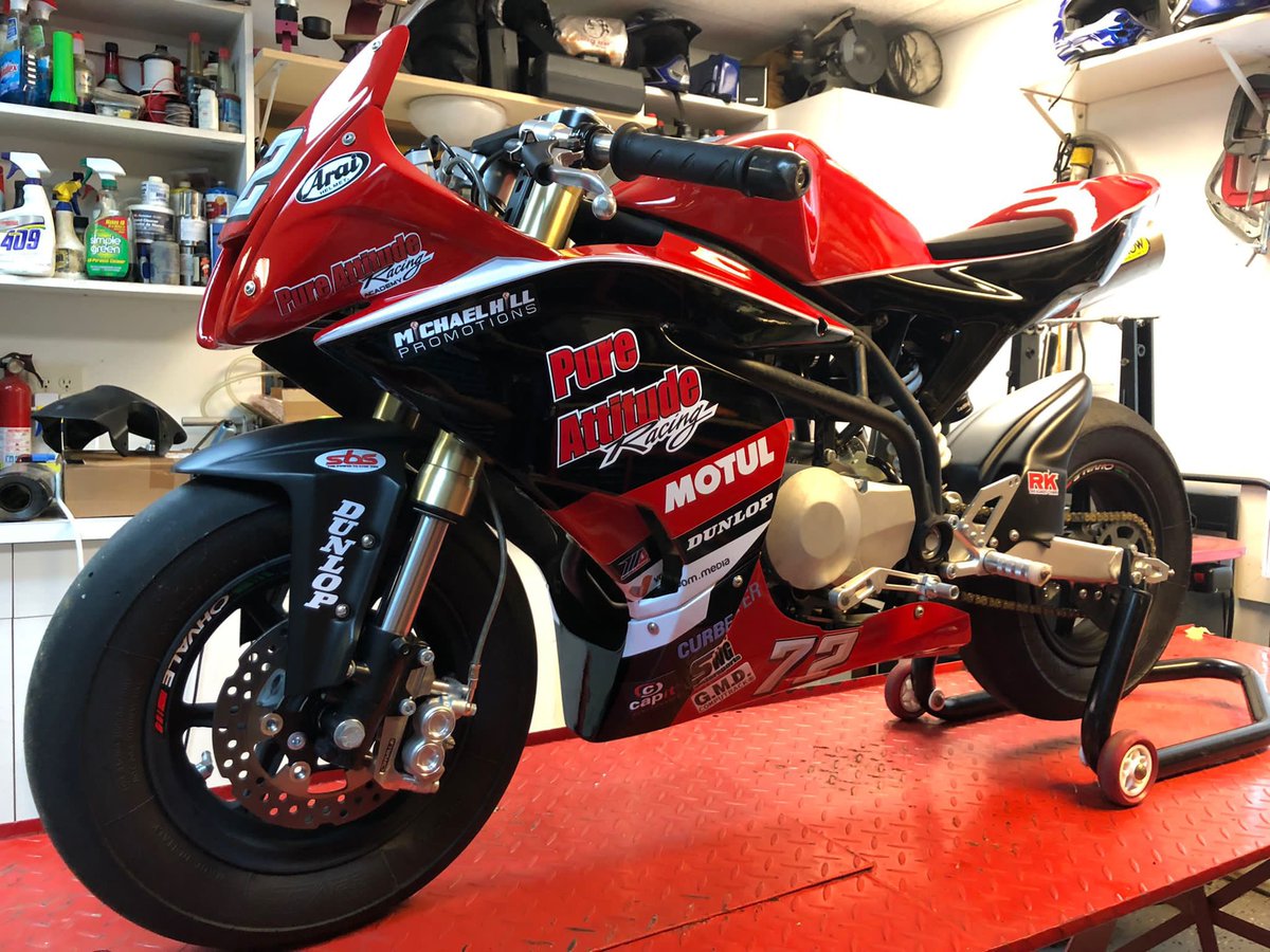 Coming to <a href="/NJMP/">New Jersey Motorsports Park</a> and thinking about entering your son or daughter in the 2022 @MotoAmerica1 Mini Cup by <a href="/MotulUSA/">Motul USA</a> then come see us. We also have a Pure Attitude Racing Academy newsletter sign up from this event ✍️