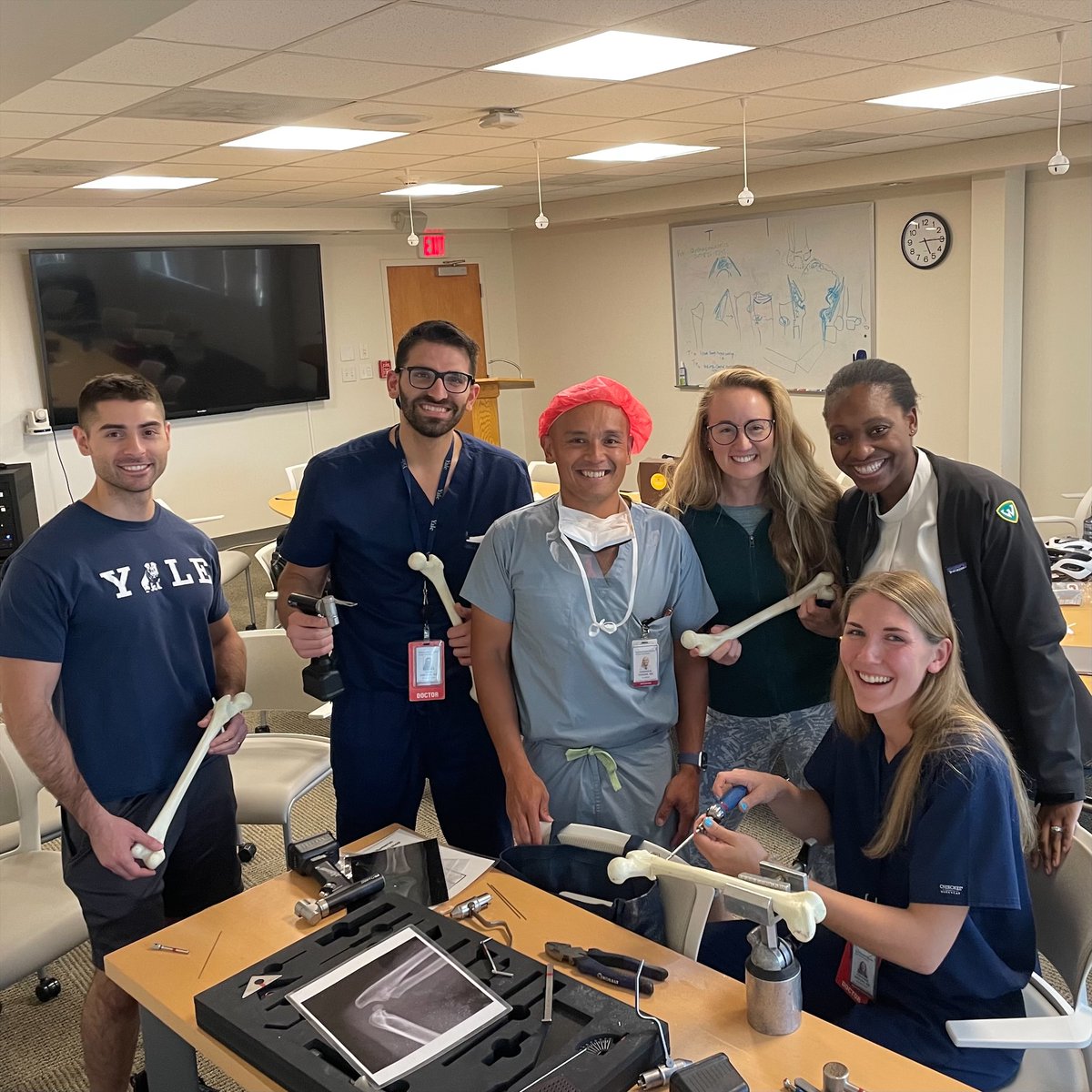 Yale Department of Orthopaedics and Rehabilitation (@orthoatyale) on Twitter photo Dominick Tuason, MD (center), led residents in a workshop to pin supracondylar fractures and perform femoral varus derotational osteotomies. PGY1s L-toR: Drs. Kevin Pirruccio, Sahir Jabbouri, Claire Donnelley, Diane Essis, Stephanie Kaszuba. #OrthoTwitter #Residency #YaleOrtho Dominick Tuason, MD (center), led residents in a workshop to pin supracondylar fractures and perform femoral varus derotational osteotomies. PGY1s L-toR: Drs. Kevin Pirruccio, Sahir Jabbouri, Claire Donnelley, Diane Essis, Stephanie Kaszuba. #OrthoTwitter #Residency #YaleOrtho