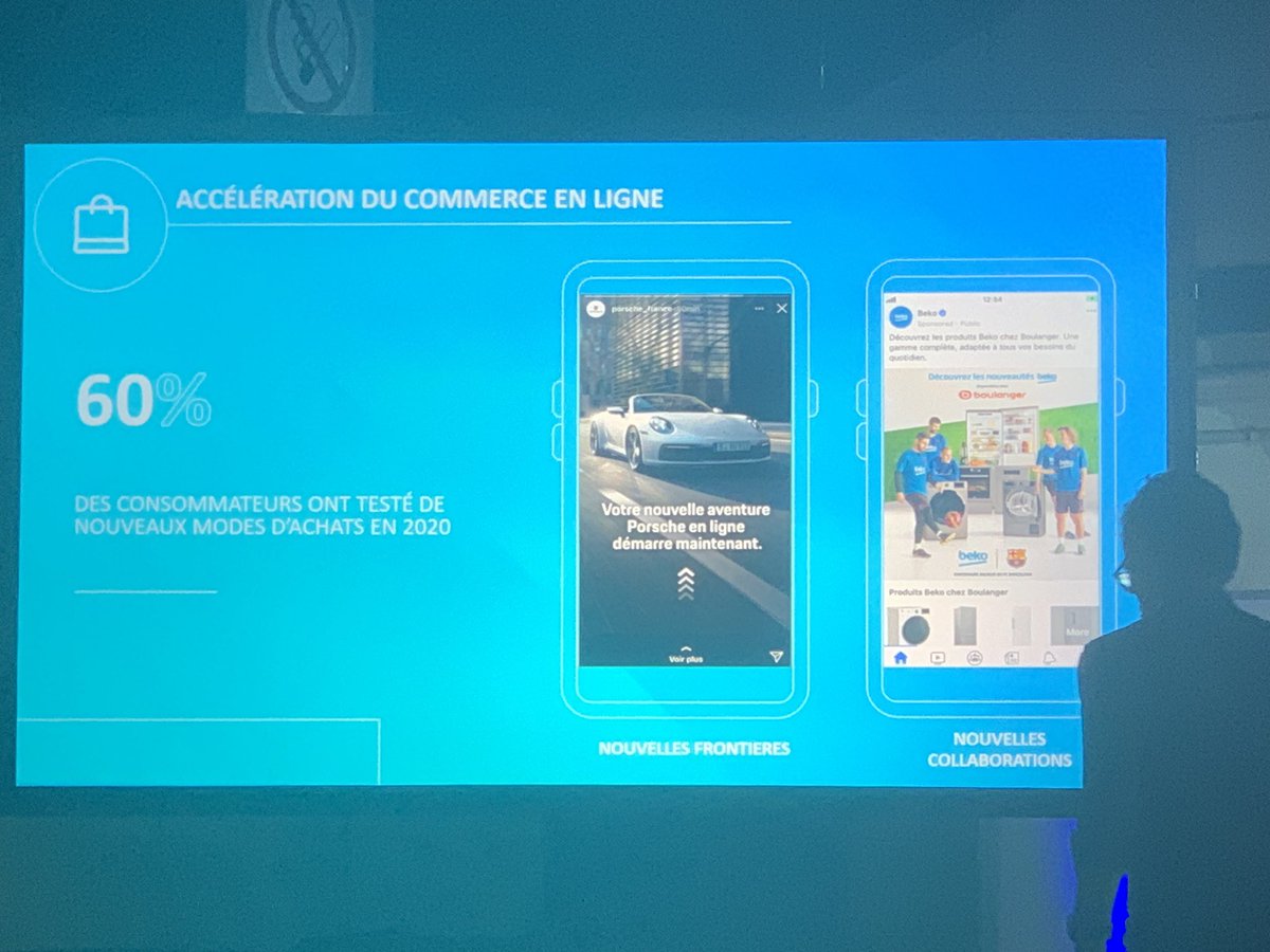 NatachaHoltz's tweet photo. 60% des français ont testé de nouveaux modes d’achat en 2020 ! #RencontresUdecam21 #udecam @laurentsolly https://t.co/nbm4YQTAZD