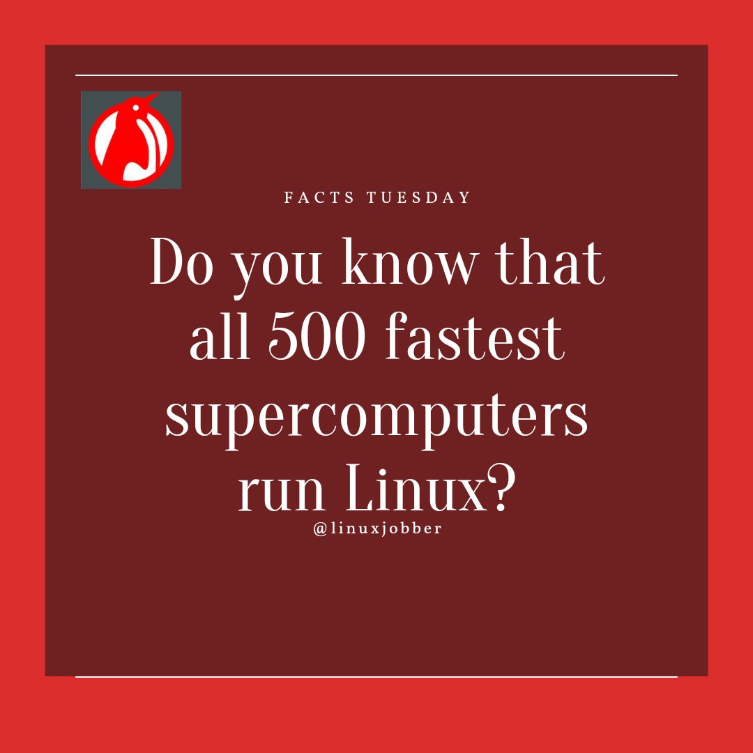 linuxjobber's tweet photo. How many of you know this for a fact? Guess this makes it more worth it. 😉

#Linuxjobber #FactsTuesday https://t.co/vvuNYr520c