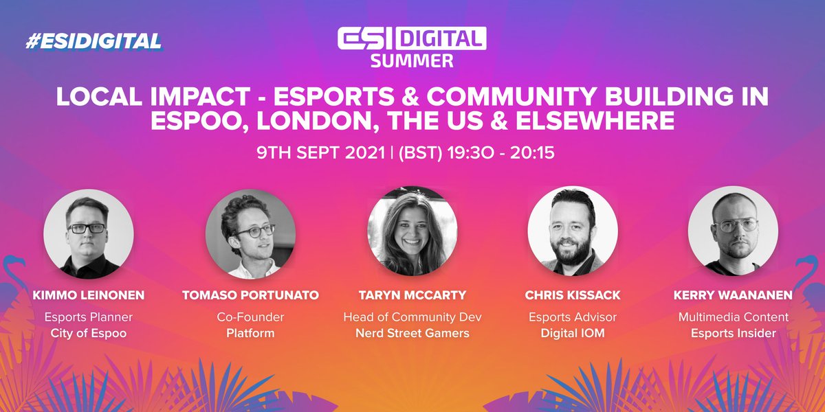 O yeah, I'm moderating tomorrow's Local Impact panel for ESI Digital Summer featuring: @leinosekimmo @TomasoPortunato @taryn_mc @ChrisKissack 

What should I wear? https://t.co/nLhsyYIOn4