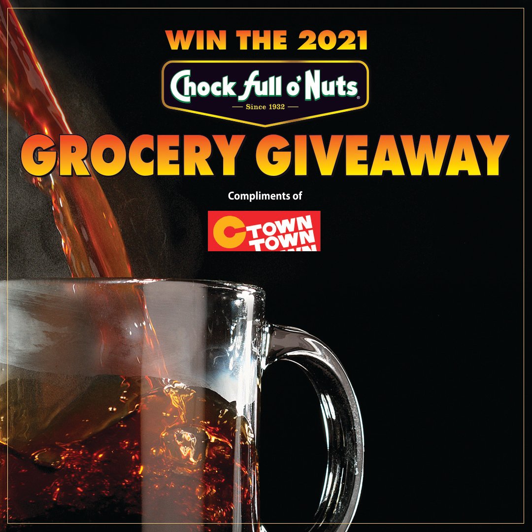Coffee lovers get excited because @chockfullonutsnyc is giving away CTown gift cards! Enter here: bit.ly/3kQ9JIz #coffeelovers#coldbrew#icedcoffee#coffeeloversanonymous#coffeeaddicts#coffeeaddiction#caffeineaddicts#caffeineaddiction#giveaway#sweeps#sweepstakes#entertowin