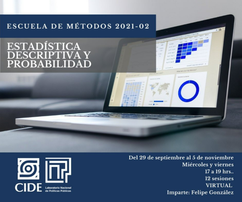 amestadmx's tweet photo. El Laboratorio Nacional de Políticas Públicas del CIDE invita al Curso de Estadística Descriptiva y Probabilidad (con R) inicia el 29 de septiembre. Imparte el Dr. Felipe González

Más info: https://t.co/ChfSAXJFvR https://t.co/sGKeekqbj5