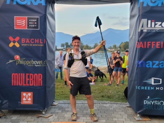 NEVER UNDERESTIMATE THE DETERMINATION OF JAUNT AIR MOBILITY's LEADERSHIP - The Jaunt team congratulates Eric Cote, president of Jaunt Canada, for completing the Swiss Peaks 360 ultra marathon
Distance:357 km (225 miles); Duration:151 hours; Total elevation gain: 88900