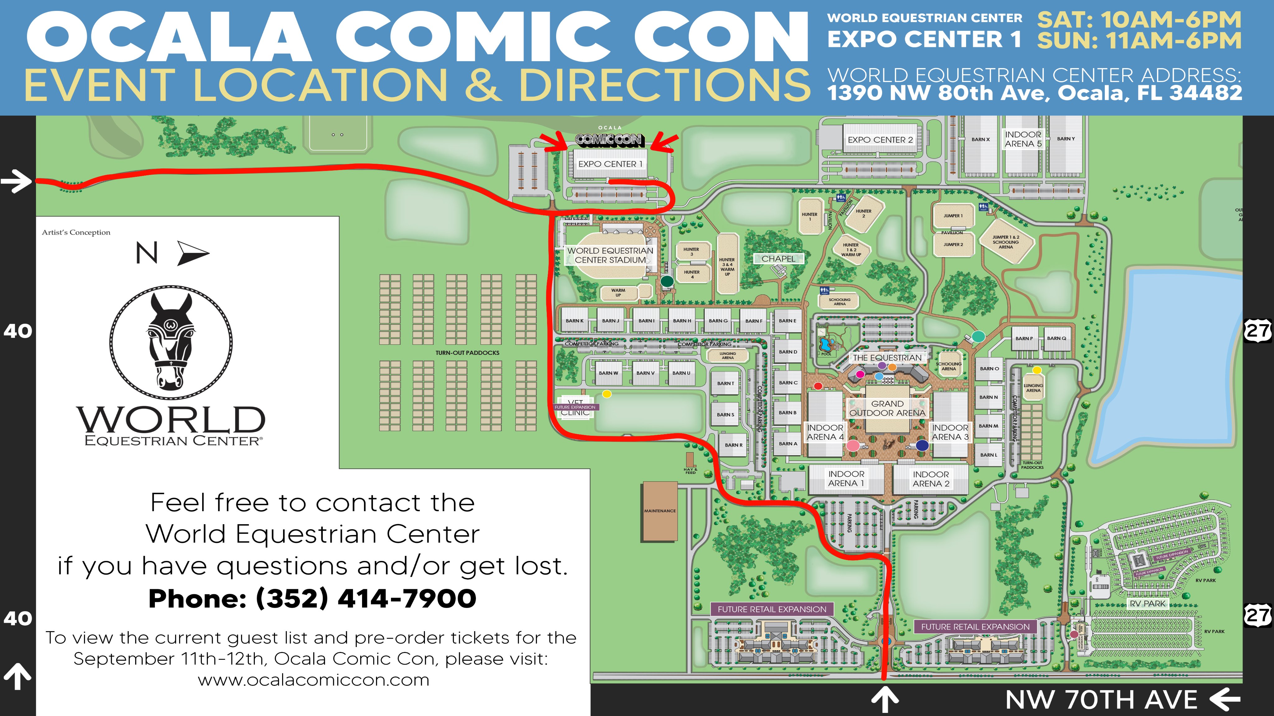 world equestrian center ohio map