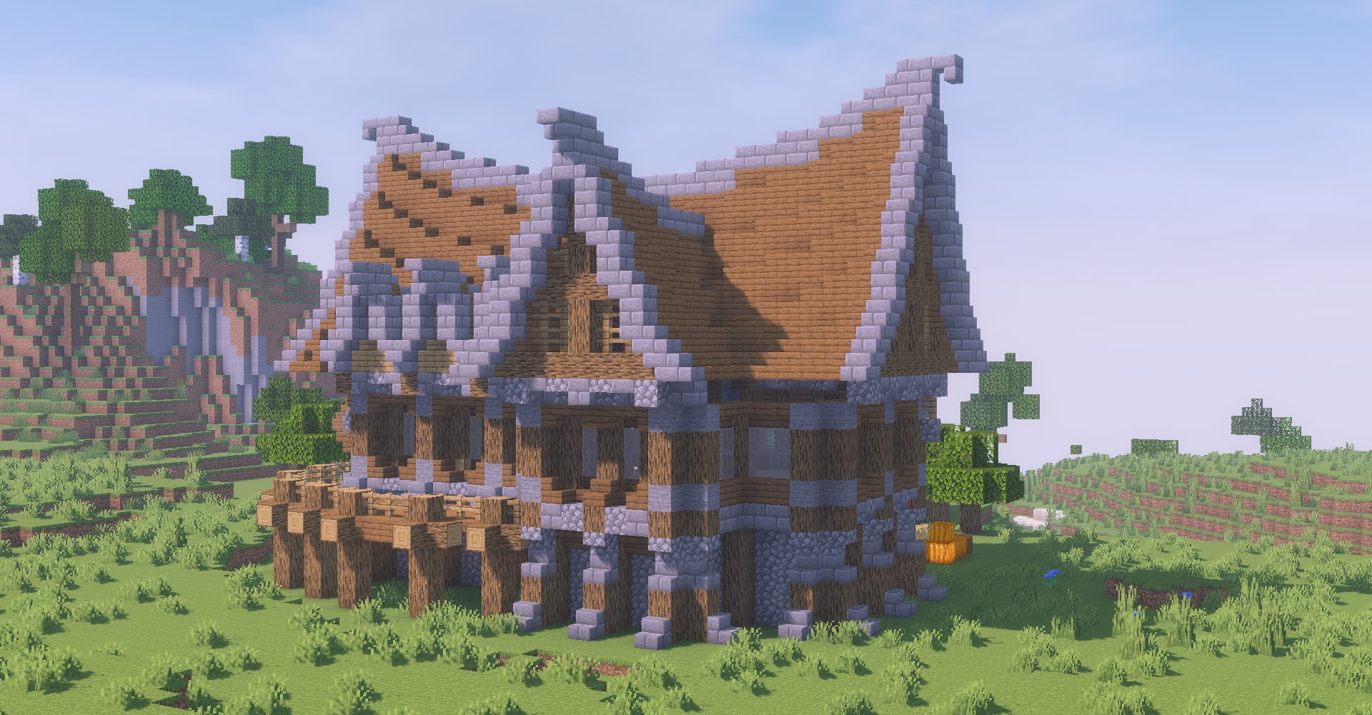 おとまな 拠点紹介 おとサーバー Pigstep ファンタジー風な建築が特徴的です こちらを建築した Pig Step さんにちなんだ拠点名です レコードのpigstepとの関連性は不明です笑 あれ かっこいい曲ですよね Minecraft マインクラフト