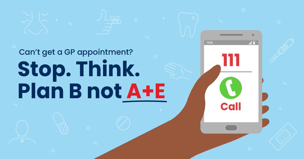 When you think you need A&E, just contact NHS 111 first. The 111 team will help you right away and if you need urgent care then they can book you in to the right service to be seen quickly and safely.