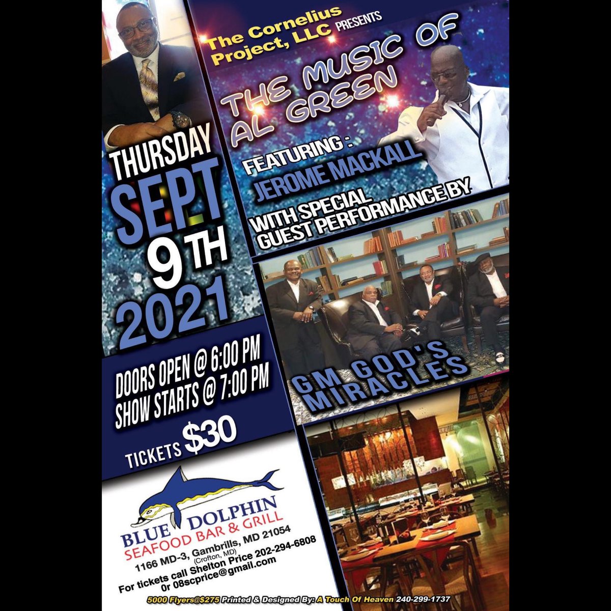 jenog61's tweet photo. The Music of Al Green feat Jerome McCall this Thursday Blue Dolphin Bar &amp; Grill https://t.co/1ltezrIzej