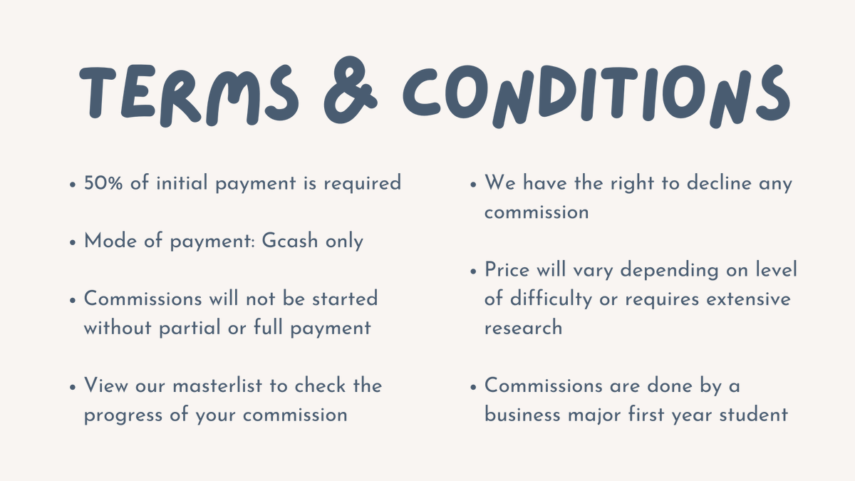 Welcome to The Plaridel! 

Proofs: #PlaridelProofs
Portfolio Samples: #PlaridelPortfolio
Progress List: #PlaridelProgress

Please read our terms and conditions first. We are still open for academic commissions!