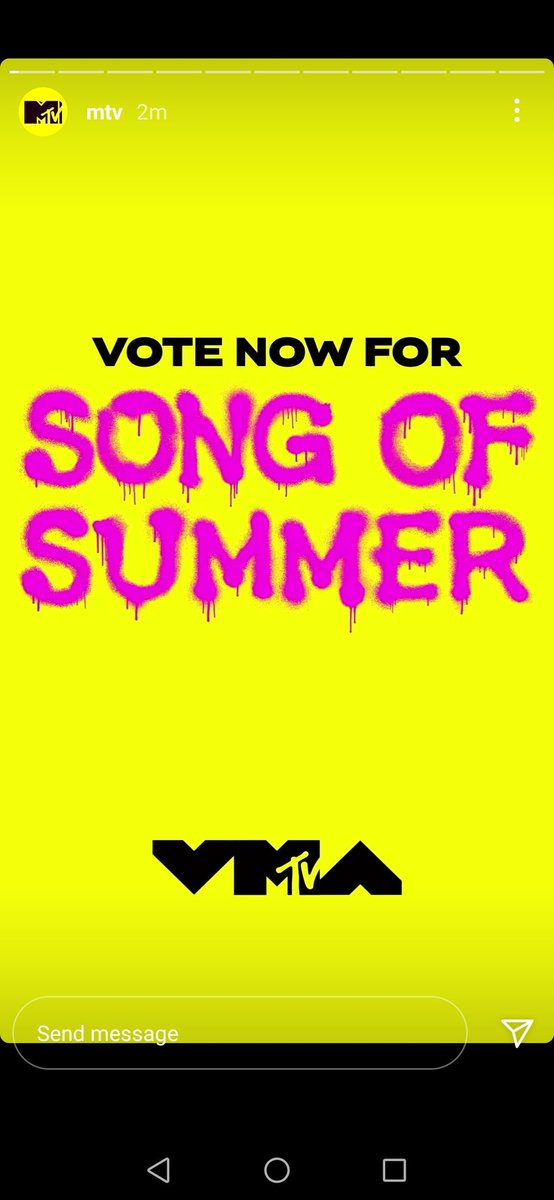 ABYSSOCLOCK's tweet image. THE FIRST ROUND FOR THE VMA&apos;S SONG OF SUMMER CATEGORY IS NOW OPEN !! CALLING ALL ARMY TO HELP VOTE FOR BTS WITH ALL YOUR INSTAGRAM ACCOUNTS NOW.

🔗: instagram.com/stories/mtv/26…