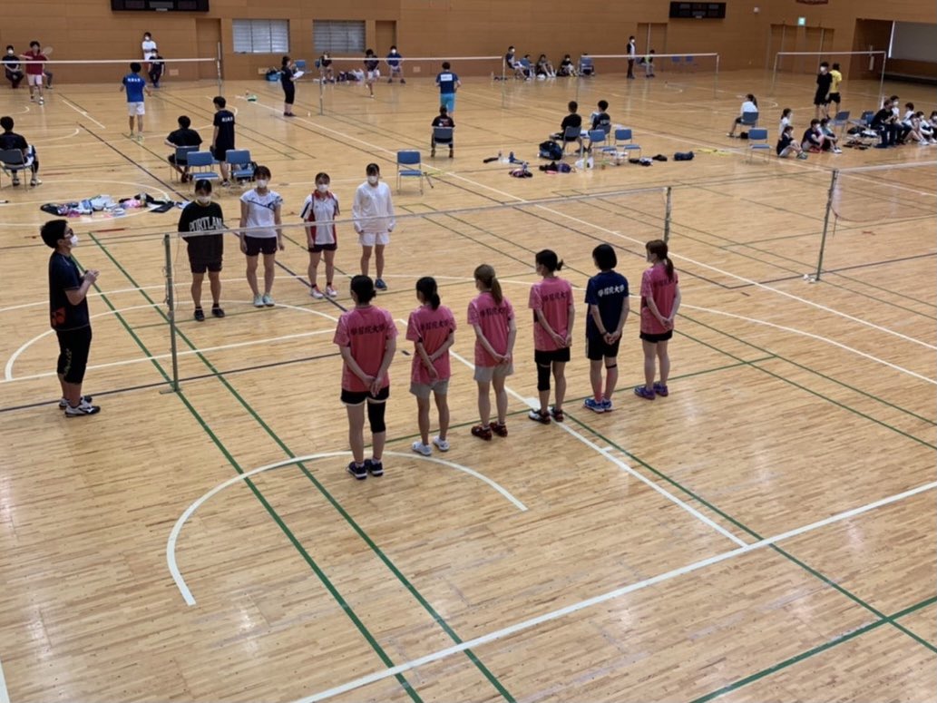 学習院大学輔仁会バドミントン部 2日目の試合結果をお知らせします 女子4部d 1勝1敗 学習院大学 0 3 駒澤大学 学習院大学 4 0 桜美林大学 応援ありがとうございました 試合での反省を生かしてこれからの練習に励んでいきたいと思います T Co
