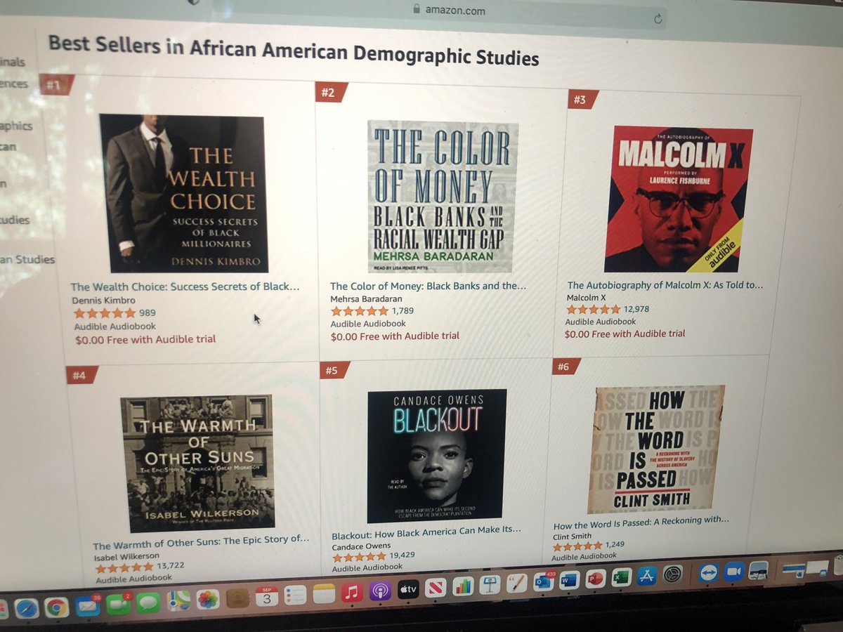It’s the goal of every author to find an audience for his or her voice. To my readers who made this #1 ranking possible I thank you for even considering what I have to say. I am eternally grateful. #amazon #thewealthchoice
