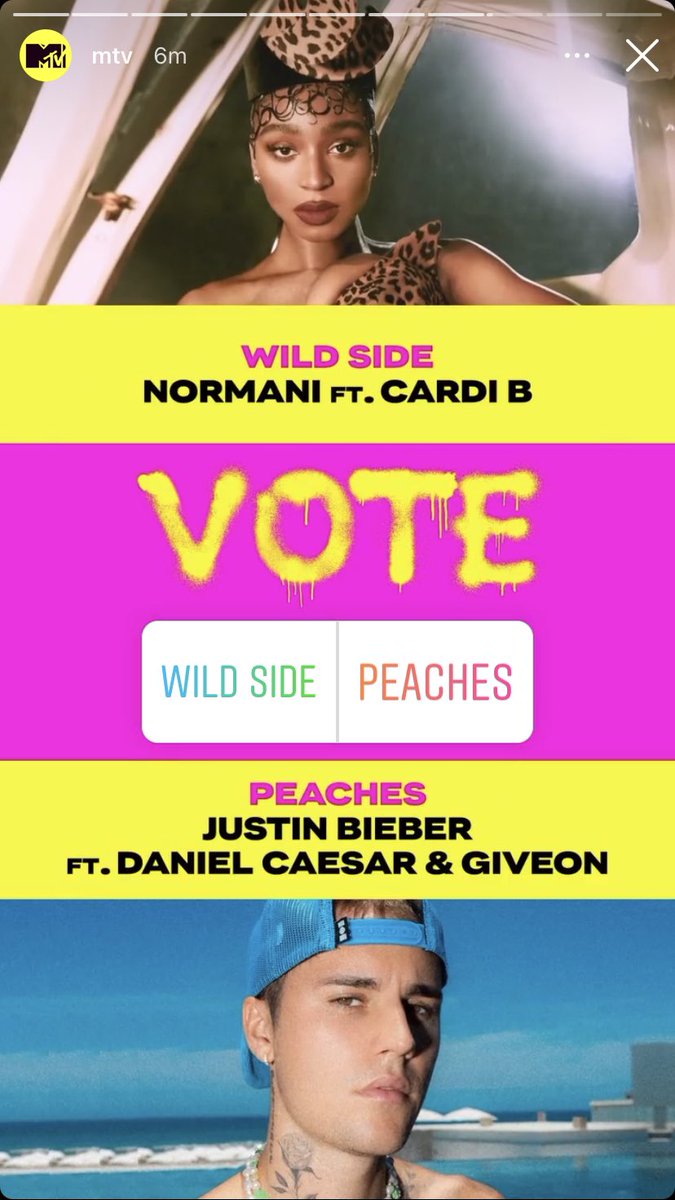 NormaniUpdate's tweet photo. Vote for Wild Side for Song of the Summer on @MTV’s Instagram story now! 

https://t.co/xKkDM1uXQc https://t.co/xzqK4QQOU6