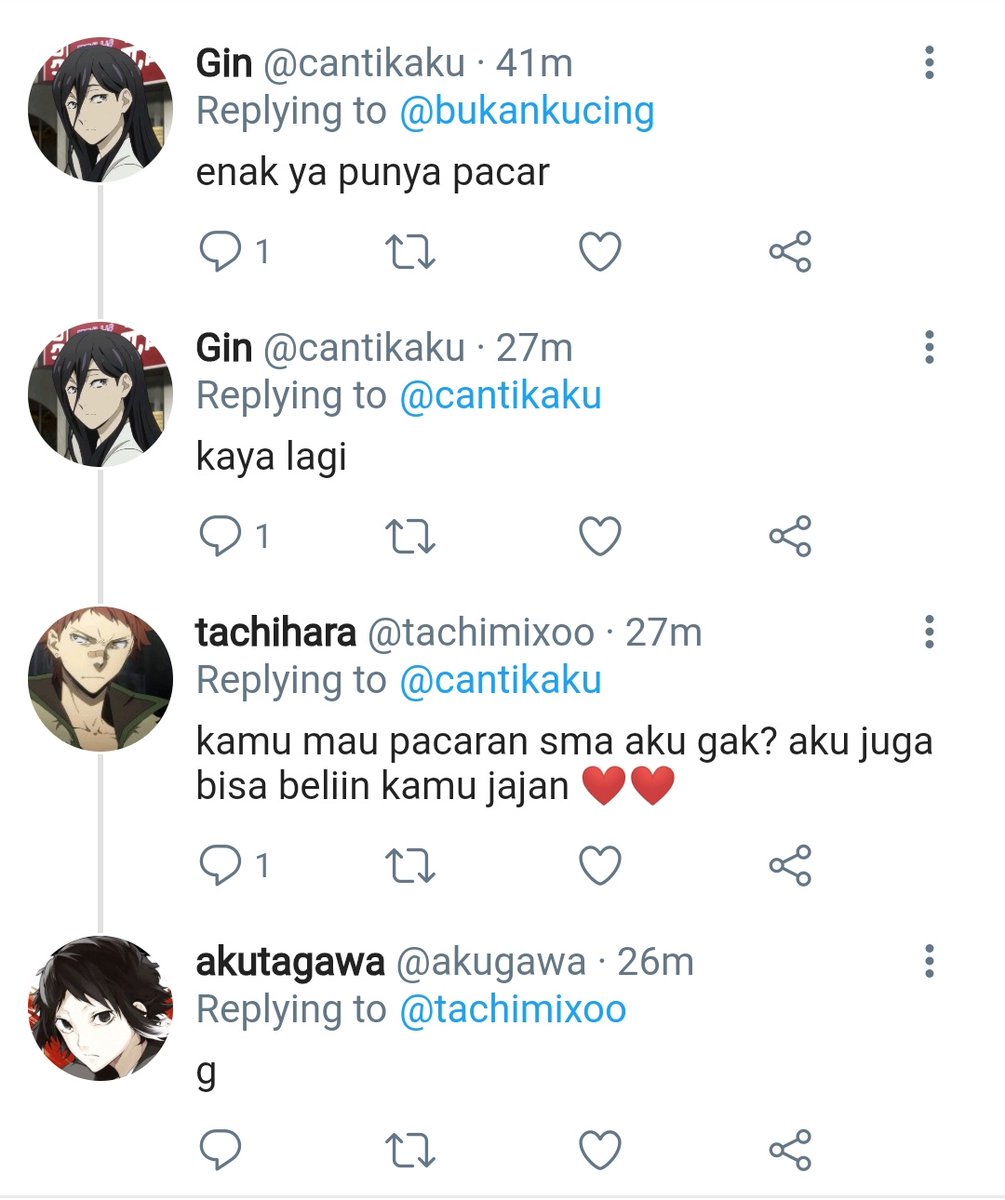 raarmyeon's tweet photo. Short AU Shin soukoku / AkutSushi
Pesanan punya Atsushi salah dikasih 

1. https://t.co/7YfEXDTfWp