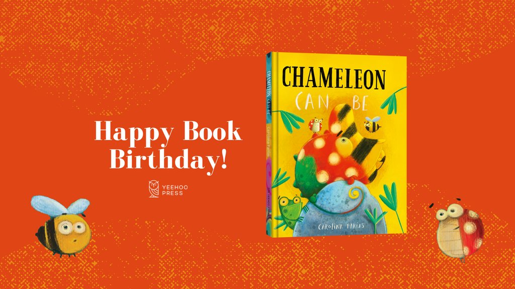 Yeehoo Press (@yeehoopress) on Twitter photo 🎂Happy Book Birthday! CHAMELEON CAN BE is officially released and ready for ordering! ✍️&🎨 by <a href="/fariasillos/">Carolina Farias</a>, CHARMELEN CAN BE is an adventure of guessing riddles, learning about animals, and discovering the importance of being true to yourself. #release #picturebook #publisher 🎂Happy Book Birthday! CHAMELEON CAN BE is officially released and ready for ordering! ✍️&🎨 by <a href="/fariasillos/">Carolina Farias</a>, CHARMELEN CAN BE is an adventure of guessing riddles, learning about animals, and discovering the importance of being true to yourself. #release #picturebook #publisher