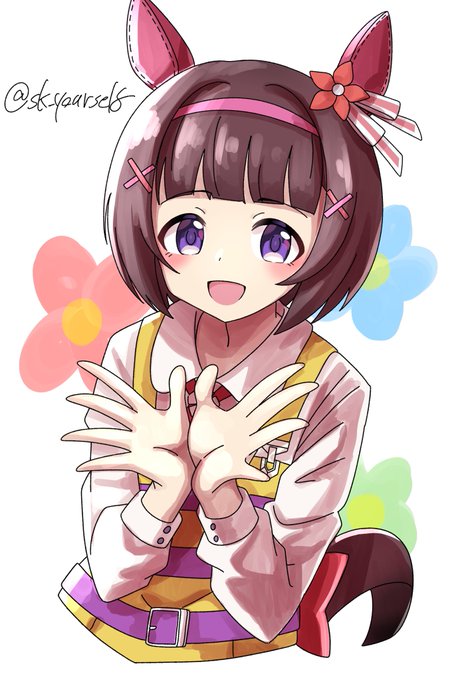 47、ニシノフラワー
#ウマ娘
#ウマ娘五十音順に描いたらライスシャワーの時にはかなり疲れている説 