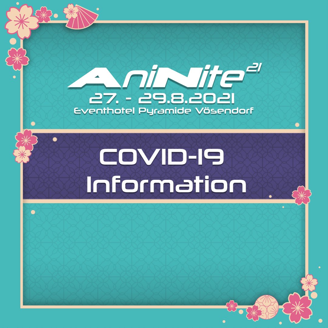 Dear visitors,
as you may have received a mail by the district administration of Mödling today we have received a report about a guest at AniNite that has tested positive after the convention for covid-19. Taking this information into account, we have passed on the visitor