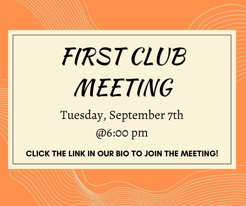 FSExerciseSci's tweet image. Hello Students! We have our first KES Club meeting TODAY Tuesday, September, 7th at 6:00 pm! An email was sent yesterday with the zoom link to attend. We can’t wait to see all the new and returning members!
STAY SAFE!
