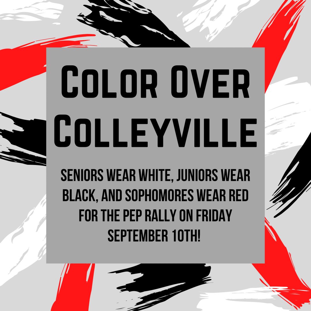 Color over Colleyville this Friday! Spread the word!
