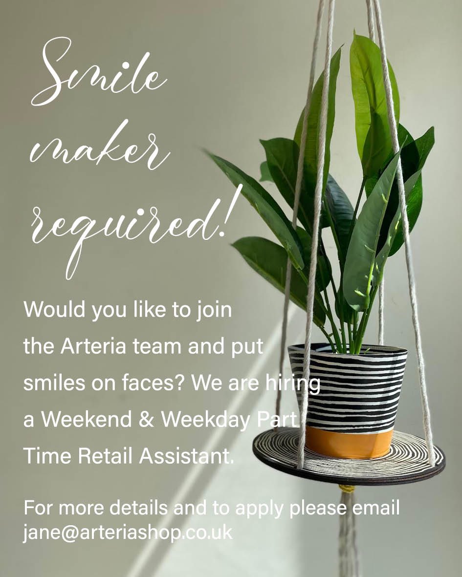 We’re hiring!!! Join the team at one of Lancaster’s most unique home ware and bespoke gift retailers! #lovelancaster #recruiting #jobopportunity