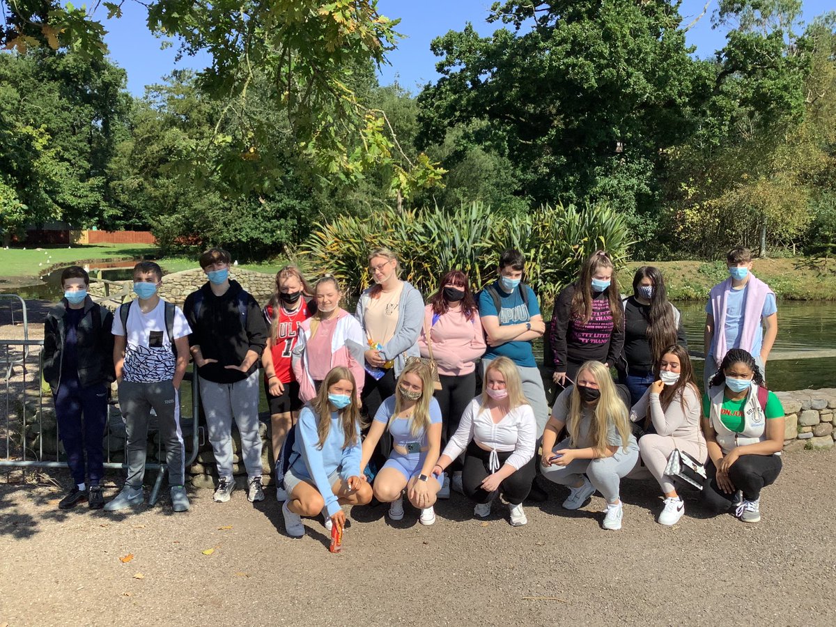 MacswineyCc's tweet photo. Fantastic day at @fotawildlife for our TY and 5th year students. They had an ecology and conservation tour taking in the working areas of the wildlife park and leaned how animals are cared for. The weather wasn’t bad either ☀️🕶☀️ https://t.co/tfoapQyO50