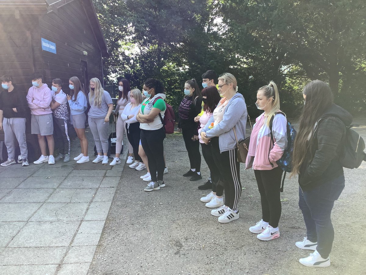 MacswineyCc's tweet photo. Fantastic day at @fotawildlife for our TY and 5th year students. They had an ecology and conservation tour taking in the working areas of the wildlife park and leaned how animals are cared for. The weather wasn’t bad either ☀️🕶☀️ https://t.co/tfoapQyO50