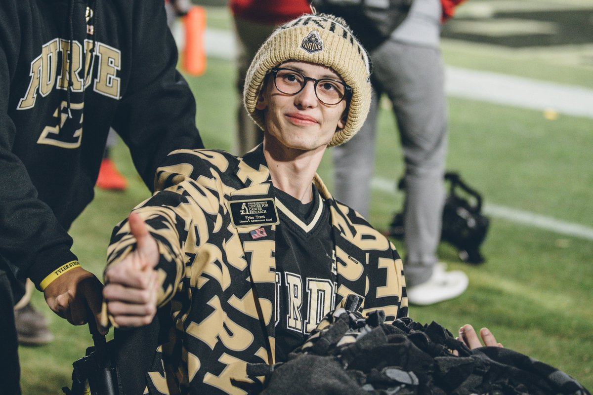 Our dear friend, <a href="/theTylerTrent/">Tyler Trent Foundation</a>, would have turned 23 today. 

Your impact and memory on the Purdue family continues today.