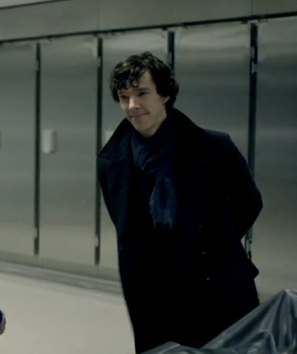 sherlock smiling to brighten your TL