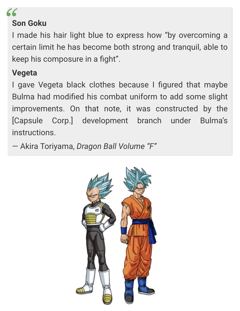 Vegeta: Blue or black uniform?