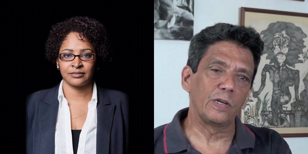 La abogada Laritza Diversent y el periodista independiente Reinaldo Escobar intervinieron en una sesión del Parlamento Europeo y su subcomité de Derechos Humanos para hablar de las situación de los DDHH en Cuba tras el #11J y la aprobación del #DecretoLey35.