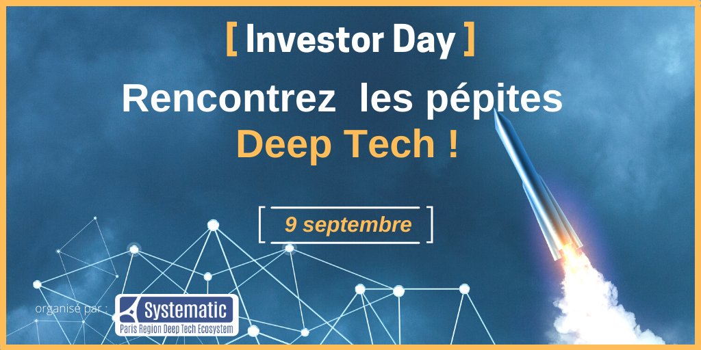 Opscidia's tweet photo. 🤗 Un grand merci à @Pole_Systematic Paris-Region  de nous avoir invités à leur événement annuel : Investor day !! Ce sera un plaisir de présenter Opscidia et les futurs projets sur lesquels nous travaillons 🤫

#deeptech #Investorday https://t.co/jtOCzSkyed