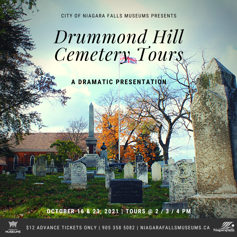 nfmuseums's tweet photo. The Museum is very excited to announce that we will be holding our Drummond Hill Cemetery Tours this Fall! Things will be a little bit different as we stay within COVID protocols. Visit our website to find out all the details: https://t.co/U7TYGdYfrs https://t.co/yaPw4dhDGd
