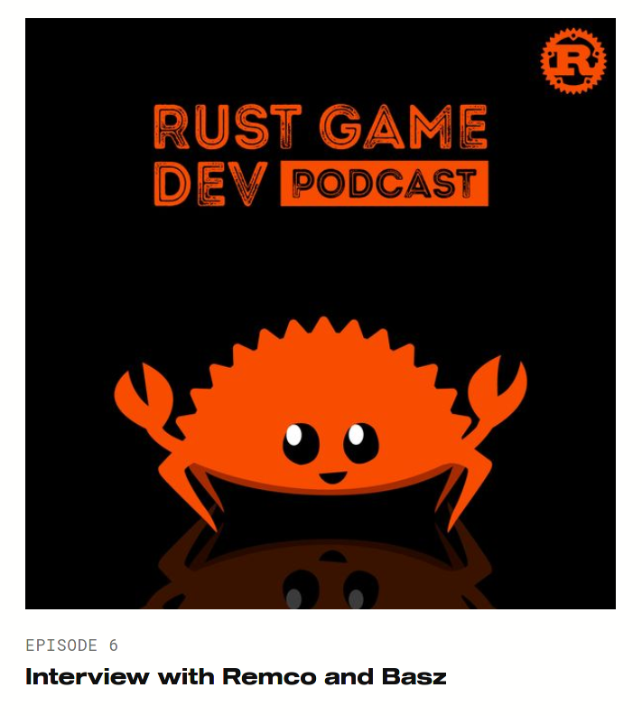 Rust Game Dev Podcast 🦀 tweet media