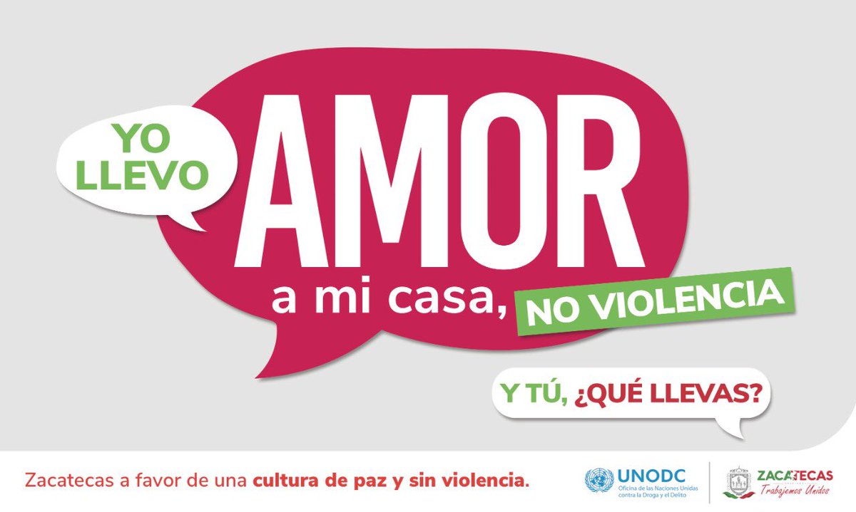 h_elcambio's tweet photo. 🕊️💚 | Lleva #amor a tu hogar, vive sin violencia.
@gobiernozac https://t.co/Bpt7tp0zKf