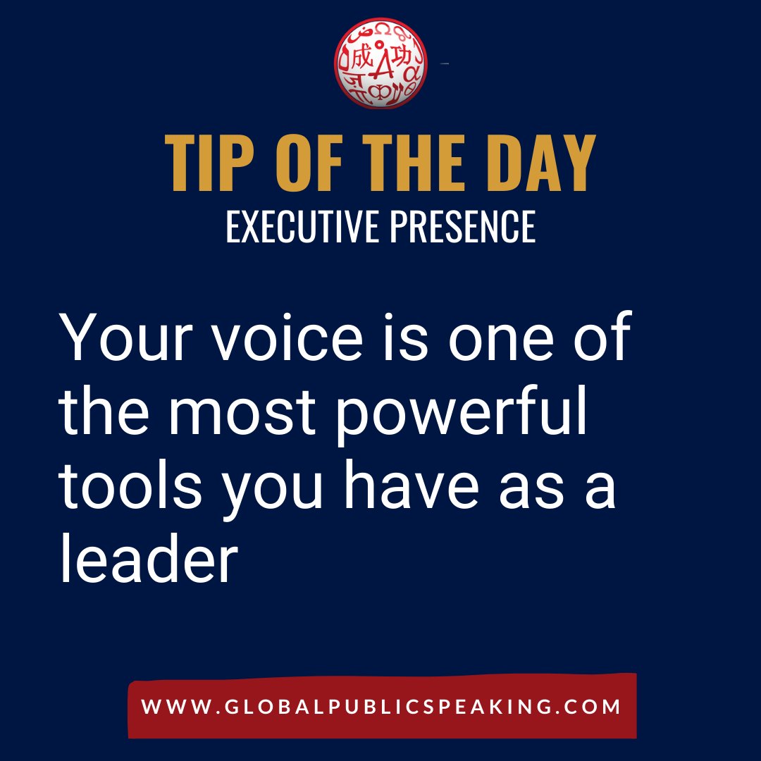 Shared by @allisonshapira: Does the power of your voice match the power of your words? Here's how I first discovered the power of #executivepresence. globalpublicspeaking.com/executive-pres… #speakwithimpact #publicspeaking