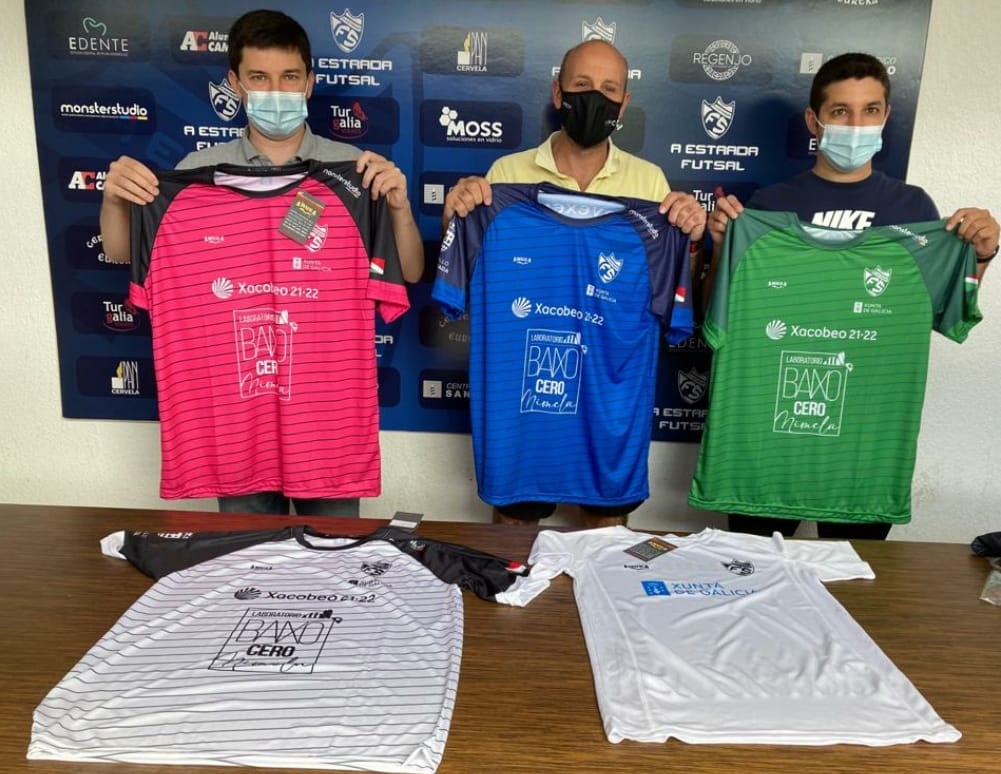 ⚽️ Os presentamos las nuevas camisetas <a href="/AmuraSport/">Amura Sport</a> del <a href="/AEstrada_Futsal/">A Estrada Futsal</a> #equiposAmura