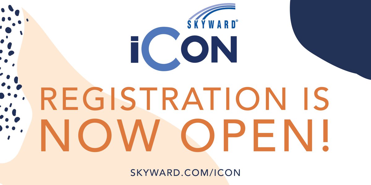 SkywardiCon's tweet image. 🚨 Registration for iCon 2022 is officially open! 🚨 

Sign up today at cvent.me/1w4Xe2 

#skyicon