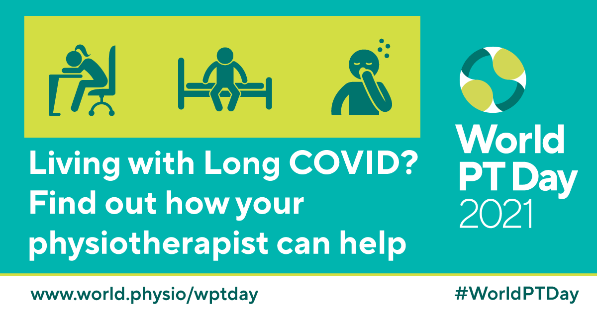 WorldPhysio1951's tweet photo. Happy #WorldPTDay 

We hope you are using our materials to share the message about #rehabilitation after #COVID19 #GlobalPT 
@LongCOVIDPhysio @AWcpta @ERWorldPhysio @WorldPhysioNACR @WorldPhysioSAR https://t.co/xT0BIDFUVl