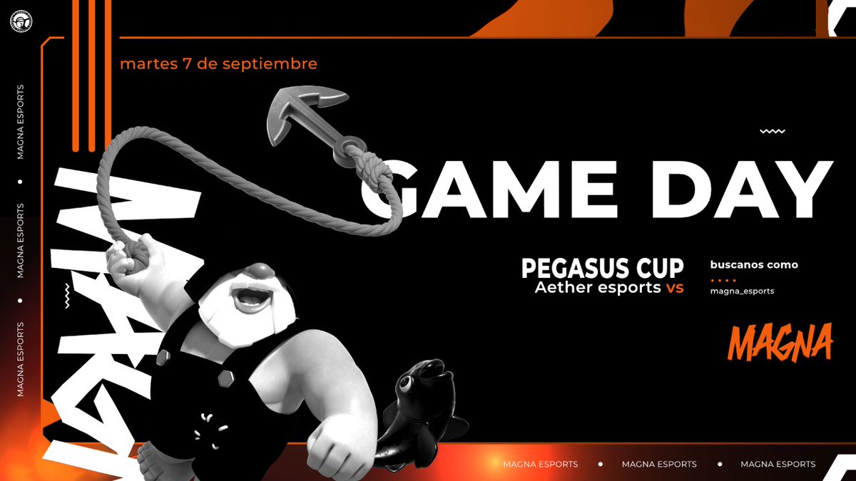 El día de hoy tenemos una nueva batalla en la <a href="/PegasusCupGG/">Pegasus Cup</a>.

🆚 <a href="/esport_aether/">Aether Esport</a>
📅 Ronda 2
⏰ 22:00 🇪🇦 | 15:00 🇲🇽

#LetsGoMGN Ⓜ️