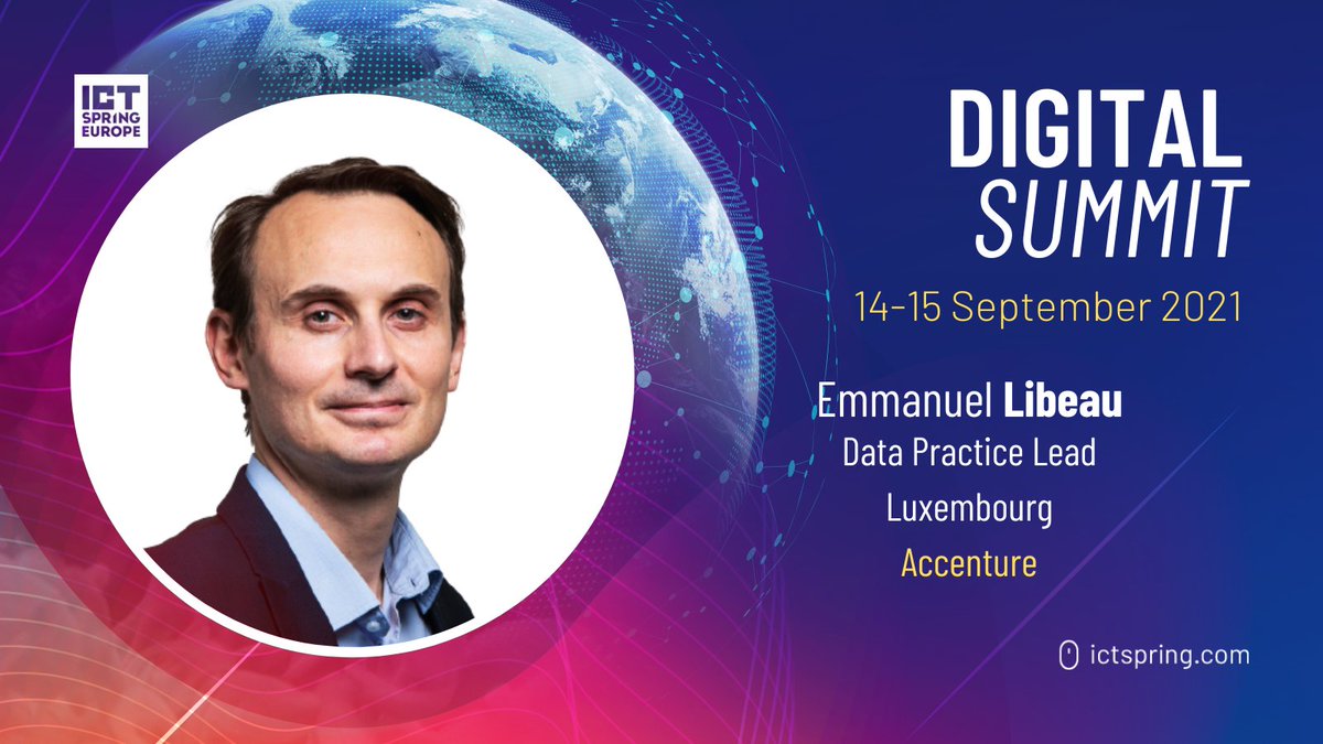 ICTSpring's tweet photo. Emmanuel Libeau, @Accenture will speak during #DigitalSummit on "Mirrored World: the Power of Massive, Intelligent, #DigitalTwins" ๐ 7 days left to register for #ICTSpring2021 ๐ https://t.co/caYp2HWKa3
#FarvestEvent #B2BEvent #Digital #Innovation #Tech #ICT #Luxembourg https://t.co/q8vZsPyGpZ
