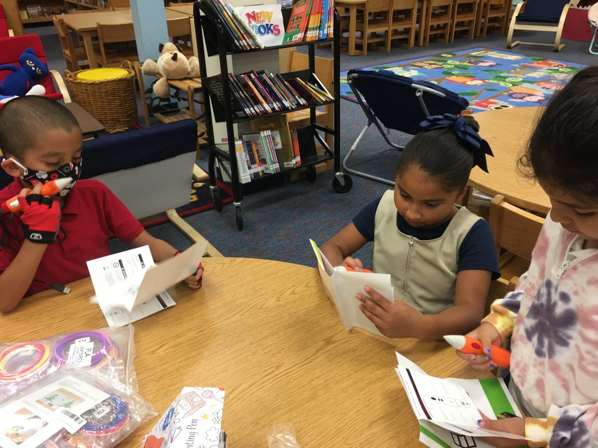 Thank you so so much for our much needed 3D printing pens and refills <a href="/NATCACharitable/">NATCACharitable</a>  foundation . This is greatly appreciated as we are beginning to implement makerspaces in our library! #weareclintisd <a href="/villalba_eric/">Eric Villalba</a> <a href="/cisdinsttech/">Clint Instructional Technology</a> <a href="/JParker_CISD/">Jennifer Parker</a>