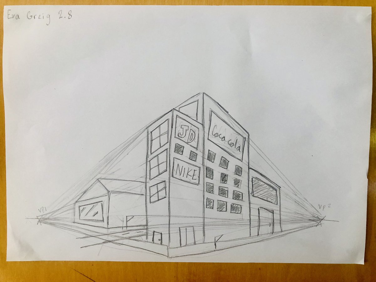 KPSSTechnical's tweet image. S2 pupils have been designing their own 2pt Perspective Cityscapes. These are the selected winning designs from class 2.8 #Technicaldrawing #STEMeducation #graphiccommunication #believeachieve