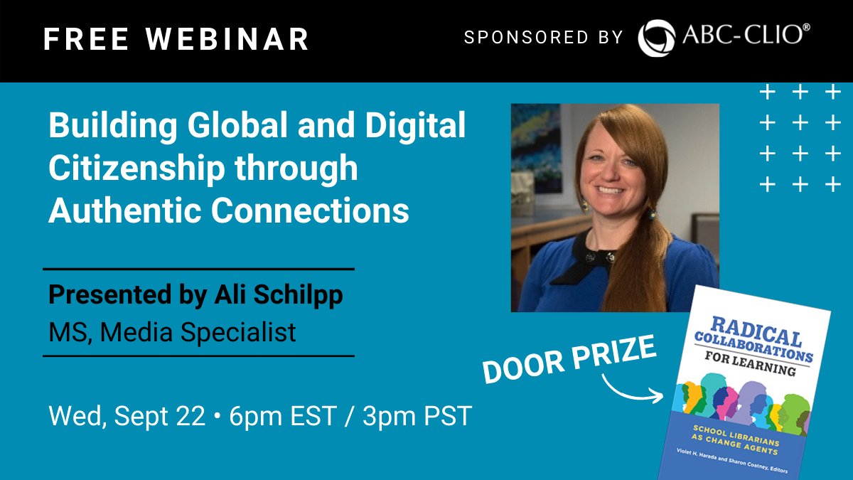 BloomsburyLU's tweet photo. Students have so much access to technology, but are they using it to make authentic connections? Join @AliSchilpp for this live discussion on fun and innovative ideas for #digitalcitizenship! Register here to save your spot and enter to win door prizes! https://t.co/7tPqk3wFbE https://t.co/qCwVh9SY0H
