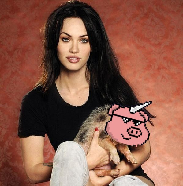 PiggiesClub's tweet photo. Hey @meganfox, didn't know you like @PiggiesClub !? It do be looking cute tho 🐷❤️ 
#Memes #NFTCommunity #NFTartist #MeganFox #NFTcollection https://t.co/yTln8Fufmk