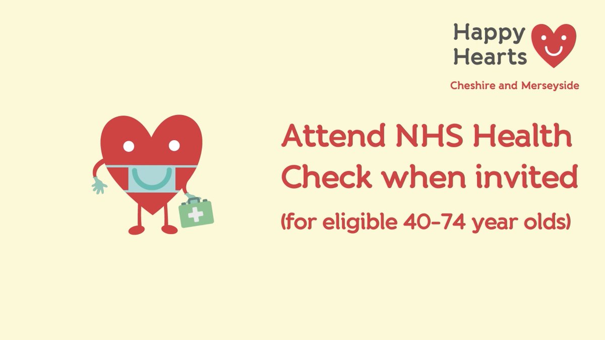 ❤️Are you one of the 8 million people in England who has high blood pressure? If so it’s important to get your blood pressure checked regularly at your local GP surgery, a pharmacy, an NHS Health Check appointment, or at home. nhs.uk/conditions/blo… #HappyHearts #KnowYourNumbers